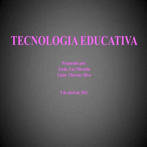 Tecnologia educativa