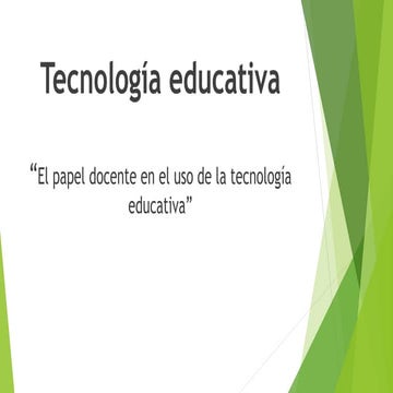 Tecnología educativa 