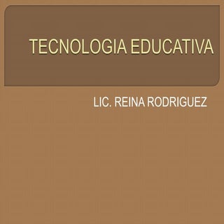 Tecnologia educativa i