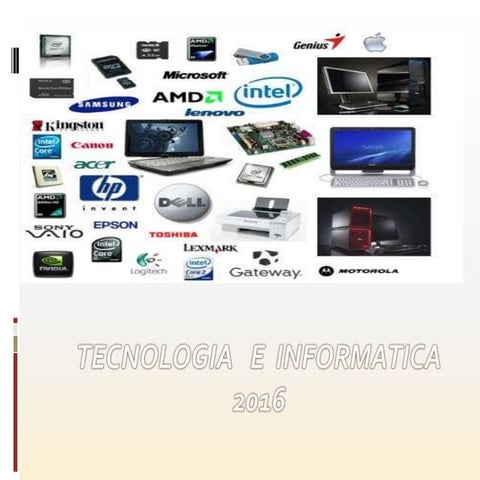 Tecnologia e informatica   2016