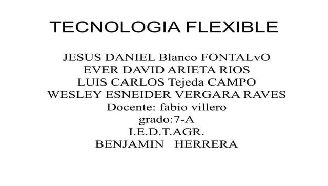 TECNOLOGIA FLEXIBLE.pptx
