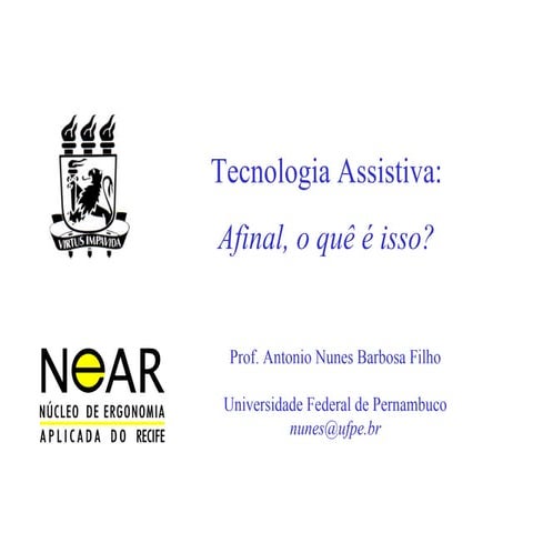 Tecnologias assistivas
