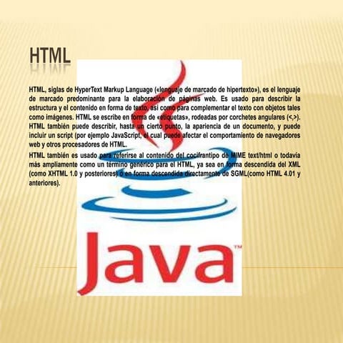 Tecnologias de desarrollo web