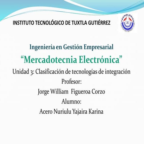 Tecnologias de integración