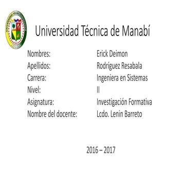 Tecnologias de investigacion y comunicacion