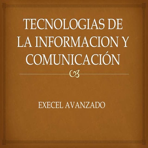 Tecnologias de la informacion y comunicación