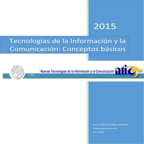 Tecnologías de la información y la comunicación: conceptos basicos