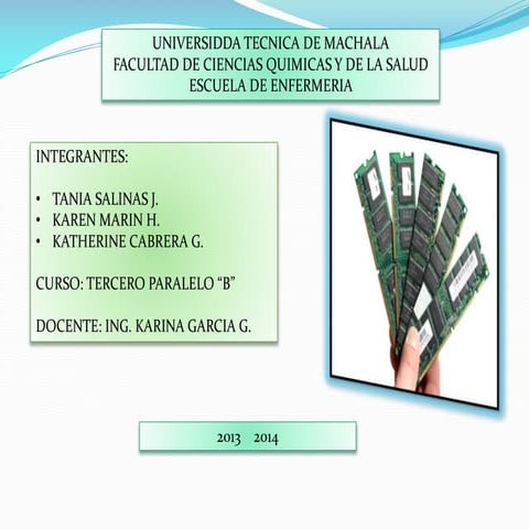 Tecnologias de memorias