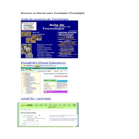 Tecnologias Enlaces Blog