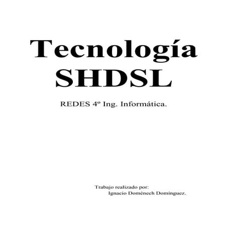 Tecnologia shdsl
