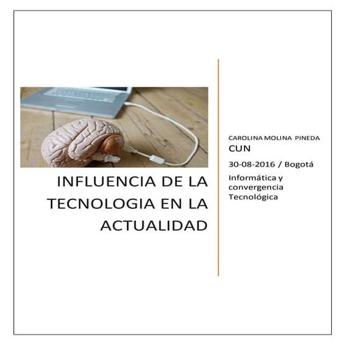 El impacto de la tecnología en la sociedad | PPTX