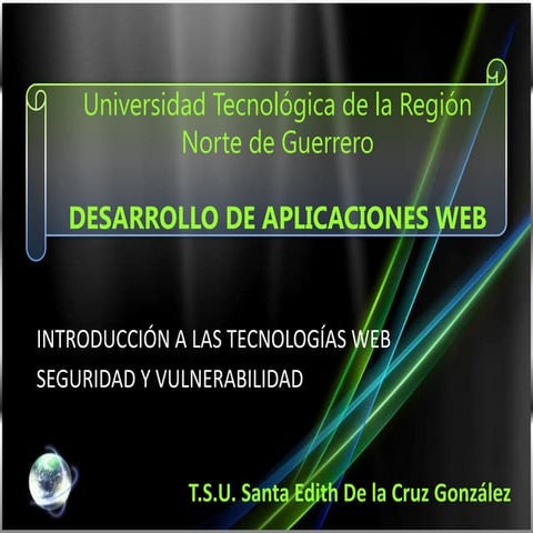 Tecnologias para el desarrollo Web