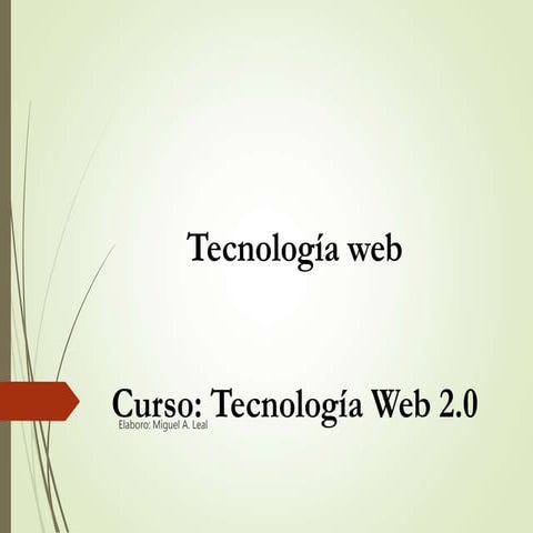 Introducción a la Web | PPT