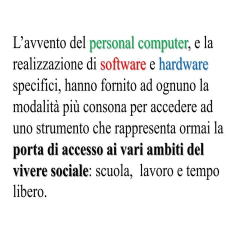 Tecnologie per dsa roberto tricoli