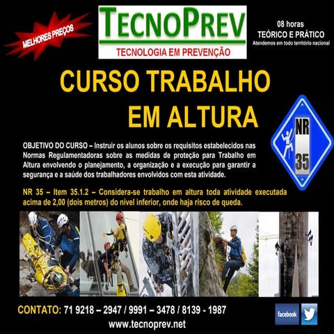 TREINAMENTO NR 35 EM SALVADOR