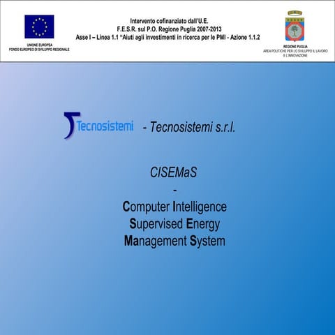 Tecnosistemi energia