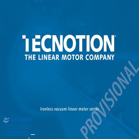 Tecnotion Ironless Vacuum Brochure