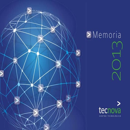 Memoria anual Tecnova 2013