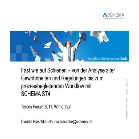 Fast wie auf Schienen - Claudia Blaschke