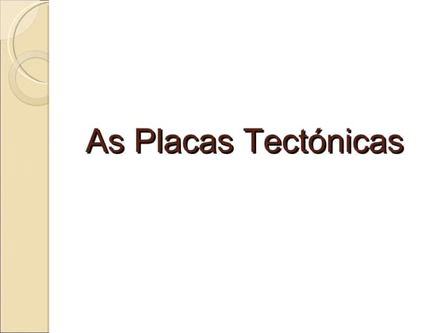 Tectonica Placas