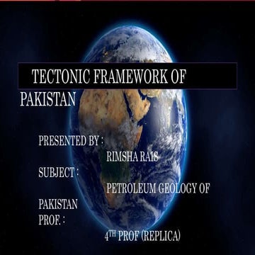 Tectonics of Pakistan