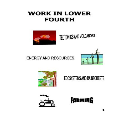 Tectonics and volcanoes pack