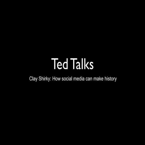 Presentations about Ted