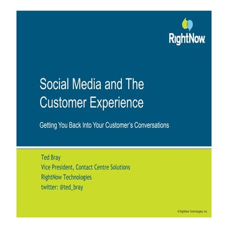 Ted   social media and the contact centre - nl 