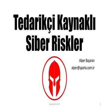 Tedarikci siber risk_giris