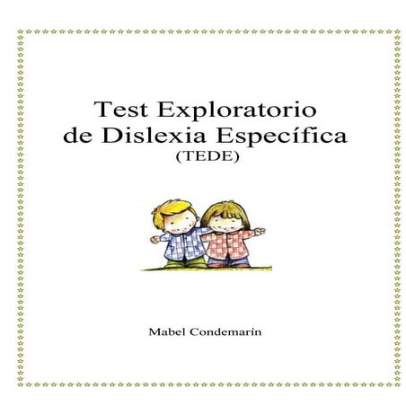 Tede test dislexia