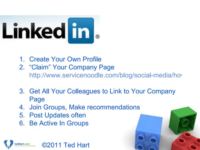 Ted Hart Linked in strategy for charities