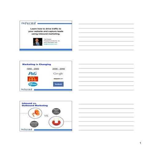 Inbound Marketing by Ted Parisot