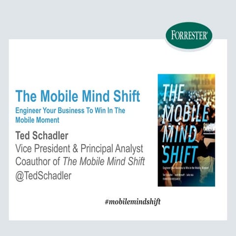 Design2Disrupt Summit: Ted Schadler - The Mobile Mind Shift