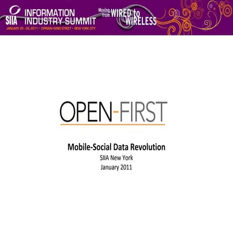 Mobile Social Data Revolution