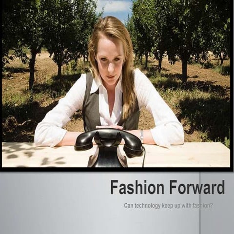 Ted Talk: iPhone Fashion Apps | PPTX