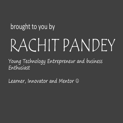 My TEDx Talk - TEDx MasterCanteenSquare