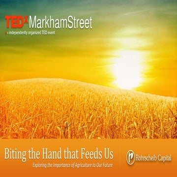 TEDx - Cotton Rohrscheib