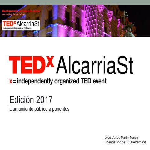 TEDxAlcarriast2017_llamamiento