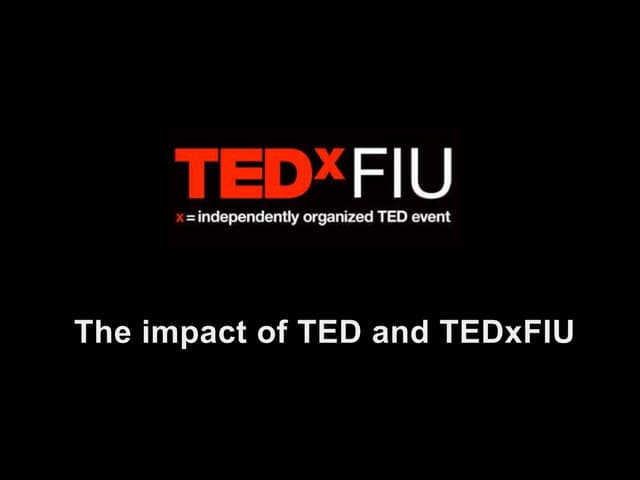TEDxFIU Intro and Video Sponsorship Example