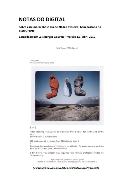 TedxOporto Twitter initiative