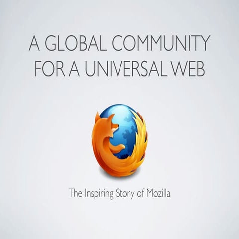 A Global Community for a Universal Web