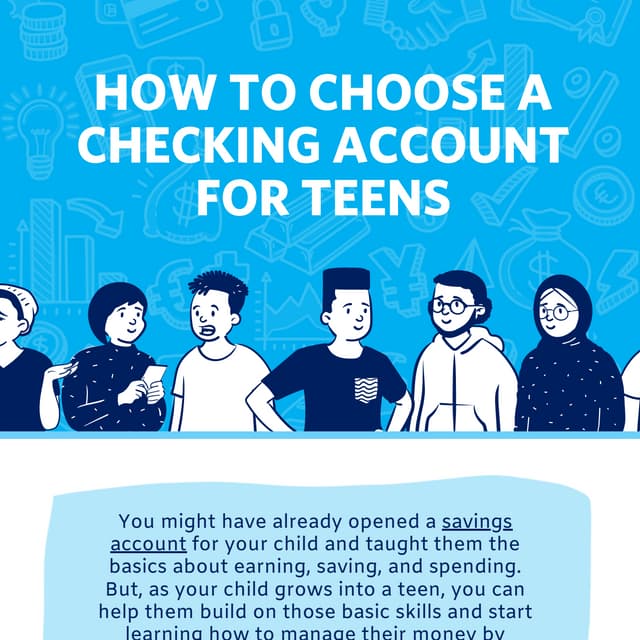 How to Choose a Checking Account for Teens