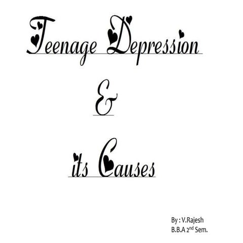Teenage depression