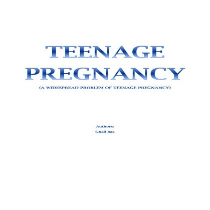 Teenage pregnancy