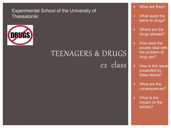 ALCOHOL AND DRUG ABUSE-TEEN ABUSE REPORT | PPTX