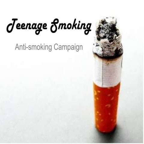 Teenage Smoking Ppt.
