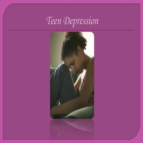 Teen depression project