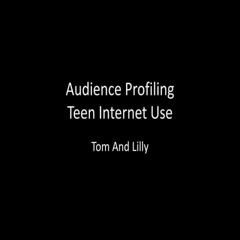 Teen internet use