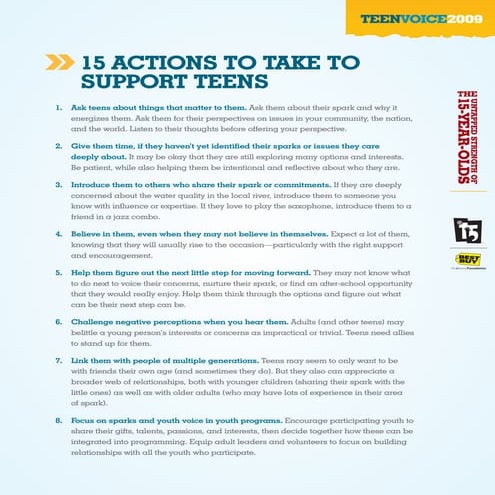 National Civic Summit - Teen Voice