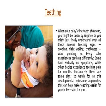 The teething process | PPTX